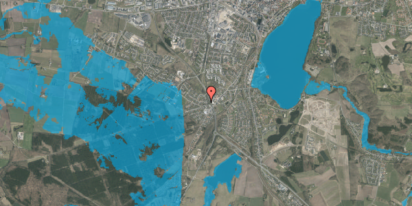 Oversvømmelsesrisiko fra vandløb på Hindbærvej 3, 8800 Viborg