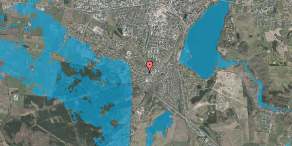 Oversvømmelsesrisiko fra vandløb på Hindbærvej 4, 8800 Viborg