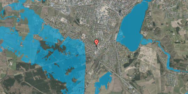 Oversvømmelsesrisiko fra vandløb på Hindbærvej 8A, 8800 Viborg