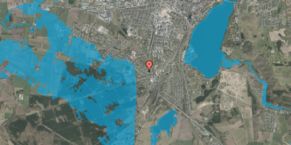 Oversvømmelsesrisiko fra vandløb på Hindbærvej 17, 8800 Viborg