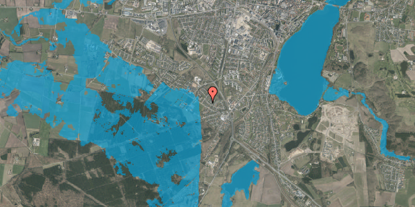 Oversvømmelsesrisiko fra vandløb på Hindbærvej 31, 8800 Viborg
