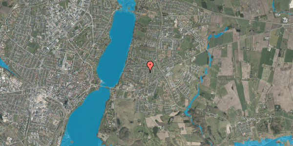 Oversvømmelsesrisiko fra vandløb på Hjortehøjen 9, 8800 Viborg
