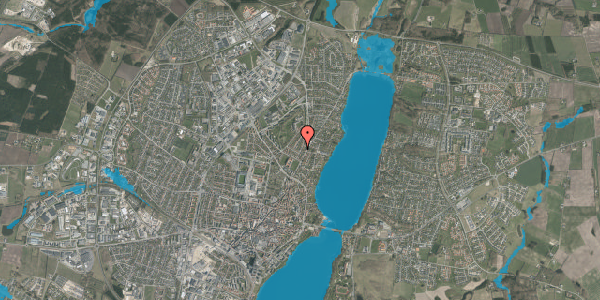 Oversvømmelsesrisiko fra vandløb på Holbergsvej 1, 8800 Viborg