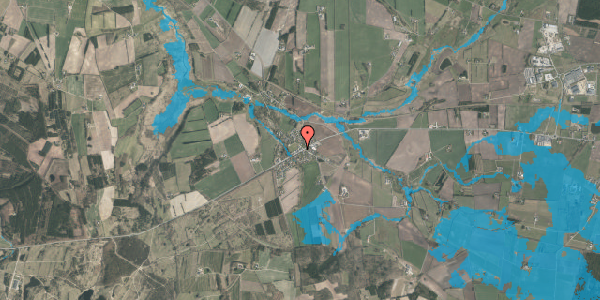 Oversvømmelsesrisiko fra vandløb på Holstebrovej 142, 1. , 8800 Viborg