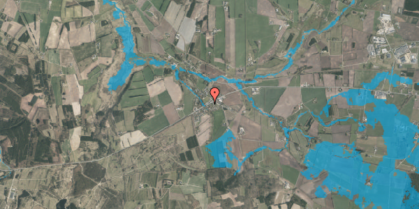 Oversvømmelsesrisiko fra vandløb på Holstebrovej 151, 8800 Viborg