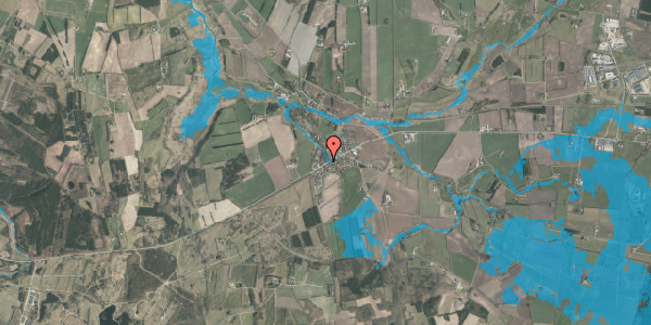 Oversvømmelsesrisiko fra vandløb på Holstebrovej 152, 8800 Viborg