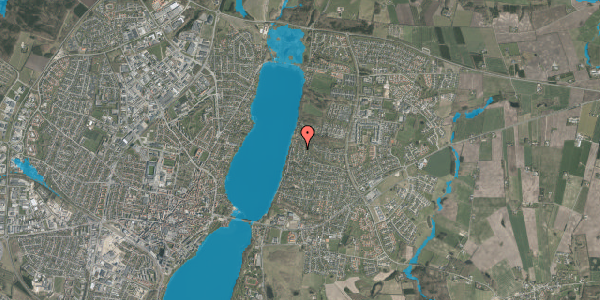 Oversvømmelsesrisiko fra vandløb på Houlkærshøjen 8, 8800 Viborg