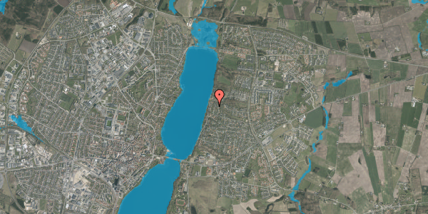 Oversvømmelsesrisiko fra vandløb på Houlkærshøjen 9, 8800 Viborg