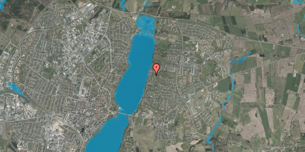 Oversvømmelsesrisiko fra vandløb på Houlkærshøjen 11, 8800 Viborg