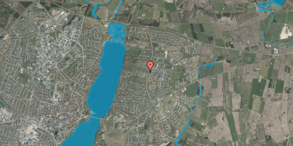 Oversvømmelsesrisiko fra vandløb på Hyrdebakken 4, 8800 Viborg