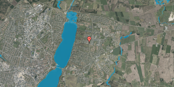 Oversvømmelsesrisiko fra vandløb på Hyrdebakken 22, 8800 Viborg