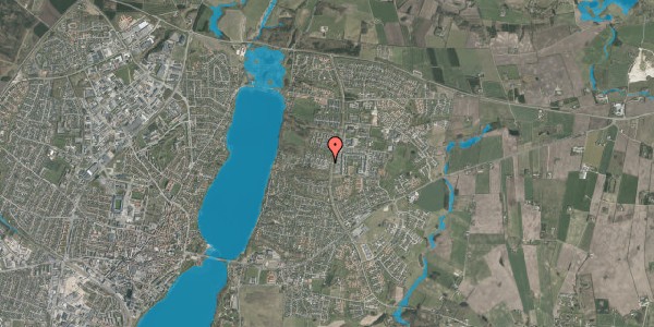 Oversvømmelsesrisiko fra vandløb på Hyrdebakken 36, 8800 Viborg