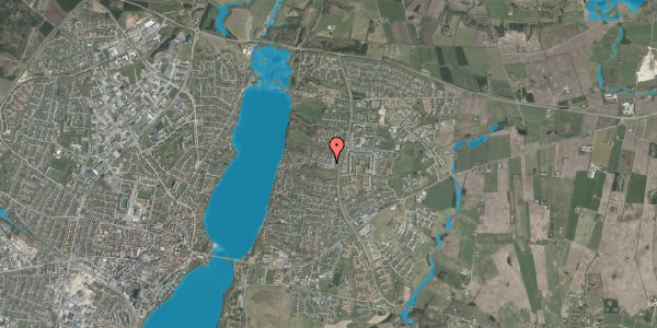 Oversvømmelsesrisiko fra vandløb på Hyrdebakken 66, 8800 Viborg