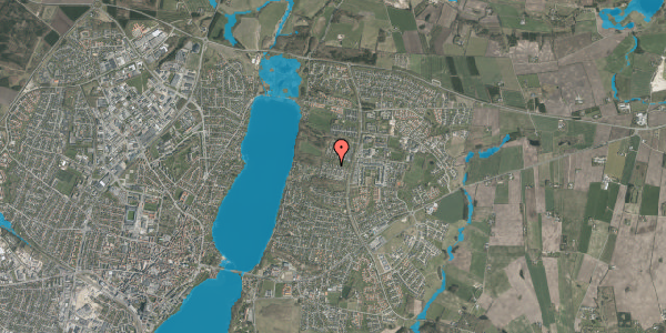 Oversvømmelsesrisiko fra vandløb på Hyrdebakken 126, 8800 Viborg