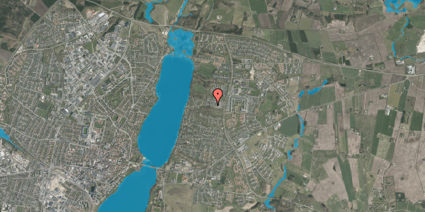 Oversvømmelsesrisiko fra vandløb på Hyrdebakken 166, 8800 Viborg