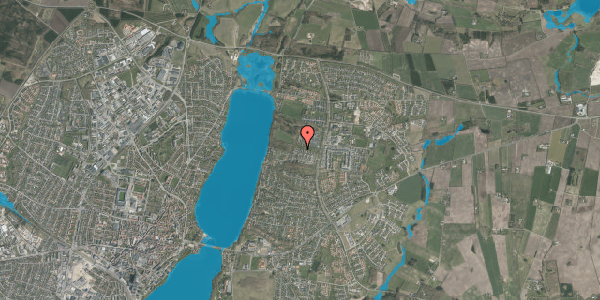 Oversvømmelsesrisiko fra vandløb på Hyrdebakken 182, 8800 Viborg