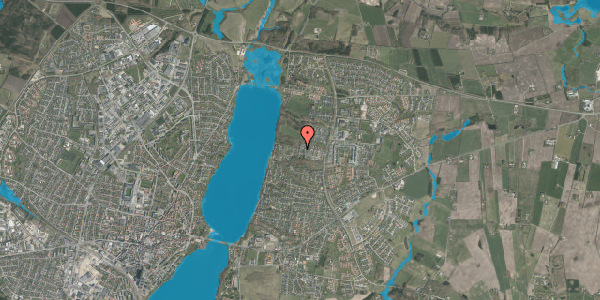 Oversvømmelsesrisiko fra vandløb på Hyrdebakken 246, 8800 Viborg