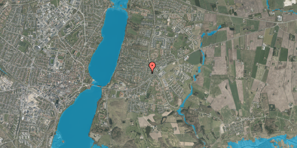 Oversvømmelsesrisiko fra vandløb på Højvangen 5, 8800 Viborg
