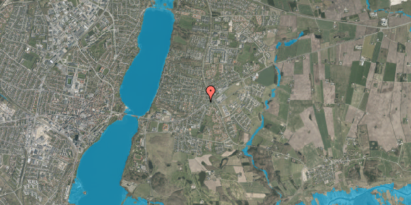 Oversvømmelsesrisiko fra vandløb på Højvangen 30, 8800 Viborg