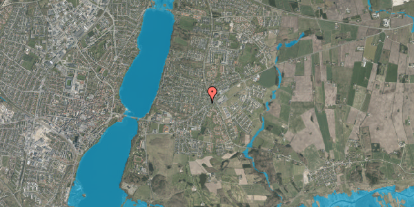 Oversvømmelsesrisiko fra vandløb på Højvangen 32, 8800 Viborg