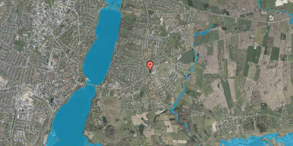 Oversvømmelsesrisiko fra vandløb på Højvangen 42, 8800 Viborg