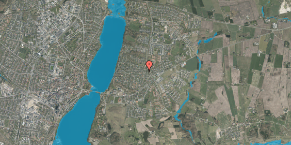 Oversvømmelsesrisiko fra vandløb på Højvangen 94, 8800 Viborg