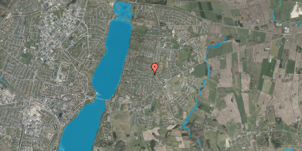 Oversvømmelsesrisiko fra vandløb på Højvangen 130, 8800 Viborg