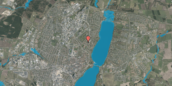Oversvømmelsesrisiko fra vandløb på Johannes Ewalds Vej 8, 8800 Viborg