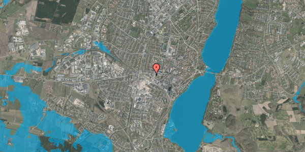 Oversvømmelsesrisiko fra vandløb på Jyllandsgade 11, 1. tv, 8800 Viborg