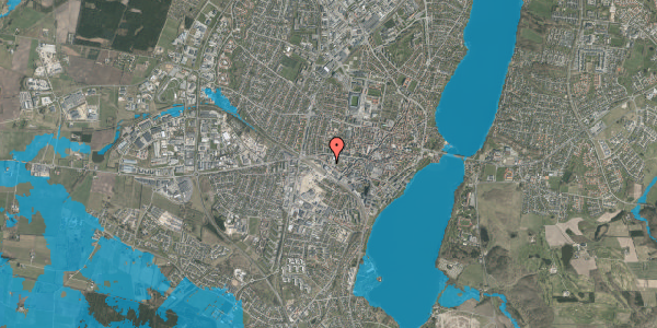 Oversvømmelsesrisiko fra vandløb på Jyllandsgade 13, 2. tv, 8800 Viborg