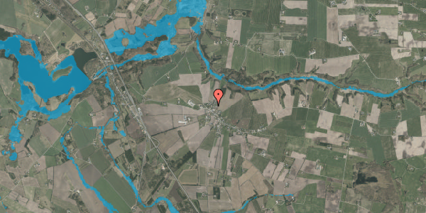Oversvømmelsesrisiko fra vandløb på Keldalsvej 1, 8800 Viborg