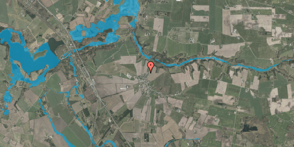 Oversvømmelsesrisiko fra vandløb på Keldalsvej 21, 8800 Viborg