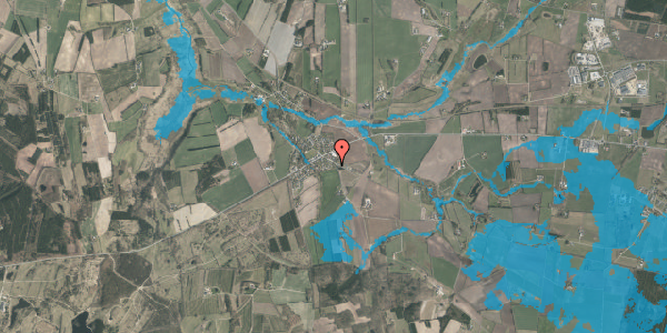 Oversvømmelsesrisiko fra vandløb på Keldbækvej 3, 8800 Viborg