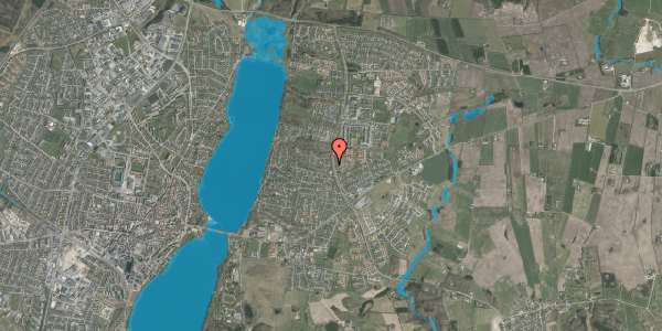 Oversvømmelsesrisiko fra vandløb på Kildebakken 9, 8800 Viborg