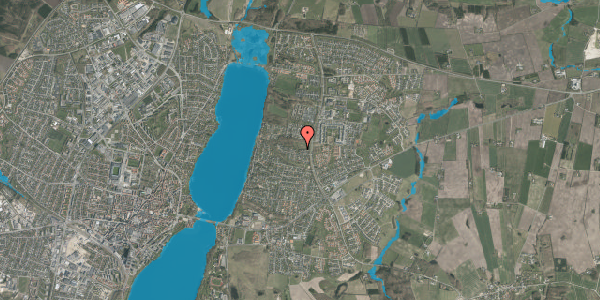 Oversvømmelsesrisiko fra vandløb på Kildebakken 14, 8800 Viborg