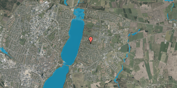 Oversvømmelsesrisiko fra vandløb på Kildebakken 40, 8800 Viborg