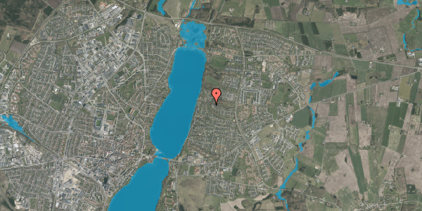 Oversvømmelsesrisiko fra vandløb på Kildebakken 77, 8800 Viborg