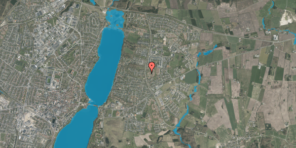 Oversvømmelsesrisiko fra vandløb på Kildevænget 9, 8800 Viborg