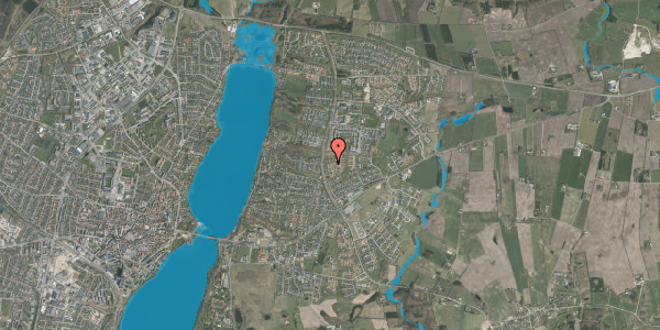 Oversvømmelsesrisiko fra vandløb på Kildevænget 13, 8800 Viborg