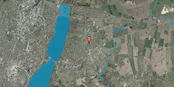 Oversvømmelsesrisiko fra vandløb på Kildevænget 14A, 8800 Viborg
