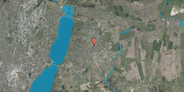 Oversvømmelsesrisiko fra vandløb på Kildevænget 16A, 8800 Viborg