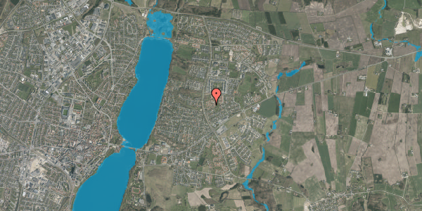 Oversvømmelsesrisiko fra vandløb på Kildevænget 27, 8800 Viborg