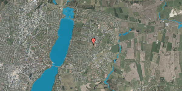 Oversvømmelsesrisiko fra vandløb på Kildevænget 39, 8800 Viborg
