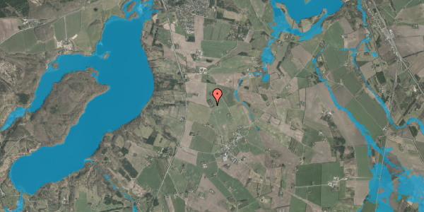 Oversvømmelsesrisiko fra vandløb på Kirkestien 16, 8800 Viborg