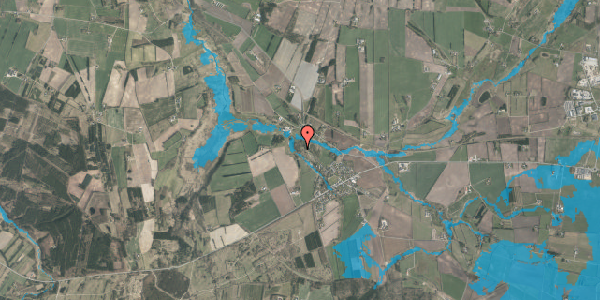 Oversvømmelsesrisiko fra vandløb på Kirkevej 29, 8800 Viborg