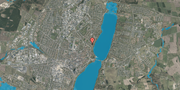 Oversvømmelsesrisiko fra vandløb på Sct. Kjelds Gade 8, 8800 Viborg