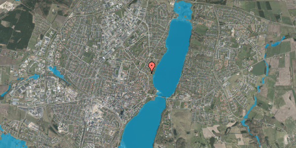 Oversvømmelsesrisiko fra vandløb på Sct. Kjelds Gade 18, 8800 Viborg