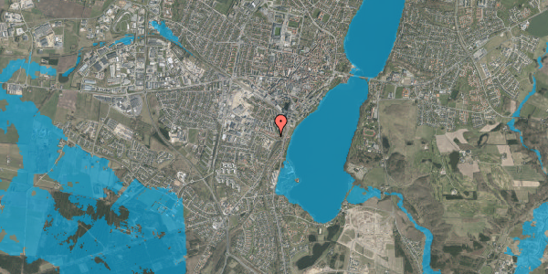 Oversvømmelsesrisiko fra vandløb på Klosterhaven 34, 8800 Viborg
