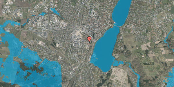 Oversvømmelsesrisiko fra vandløb på Klosterhaven 66, st. 6, 8800 Viborg