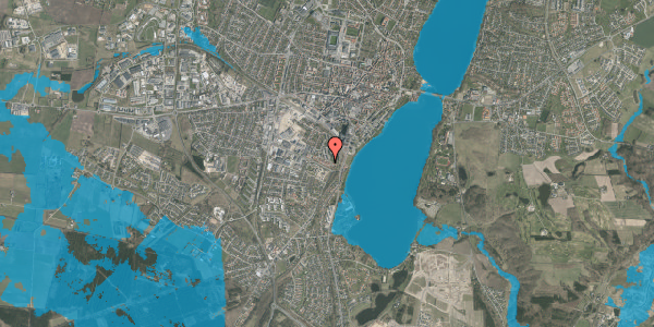 Oversvømmelsesrisiko fra vandløb på Klosterhaven 68, st. 2, 8800 Viborg